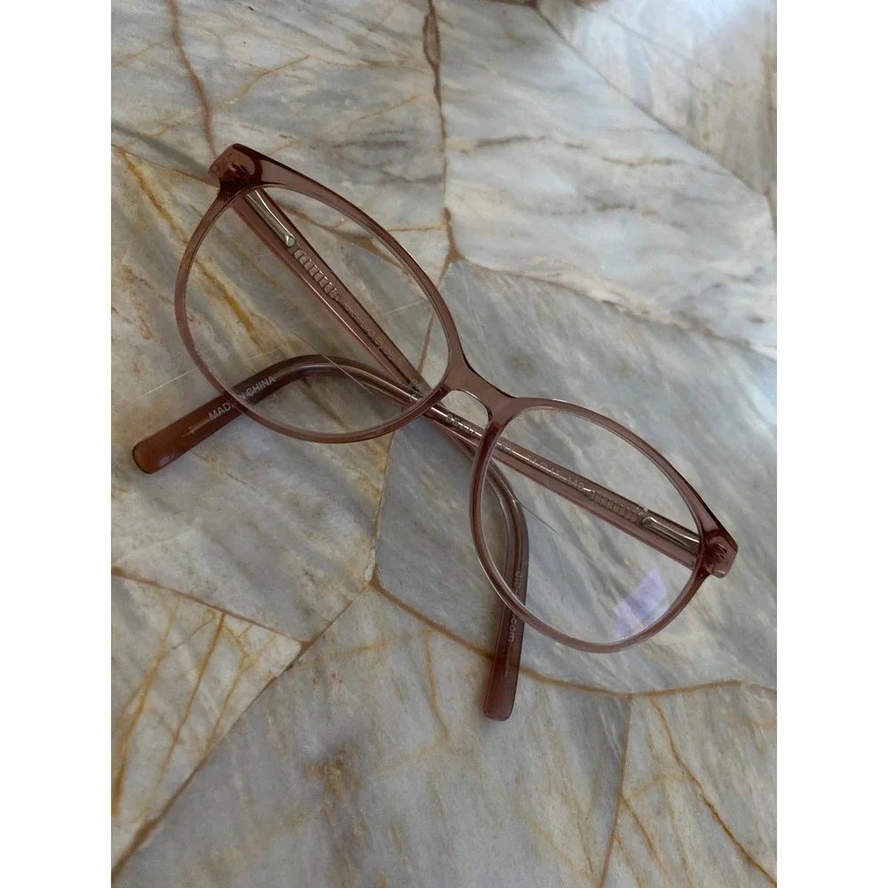 OGI Bio-eyewear BE2214 Dusty Rose Pink Oval‎ Eyeglasses Frames 51-15-140